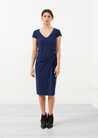 V-Neck Twist Dress - michael-dev