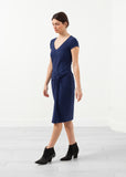 V-Neck Twist Dress - michael-dev