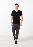 Flat Front Cuffed Trouser - michael-dev