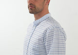Mandarin Collar Formal Shirt - michael-dev