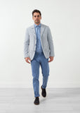 Seersucker Five Button Blazer - michael-dev