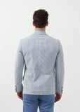 Seersucker Five Button Blazer - michael-dev
