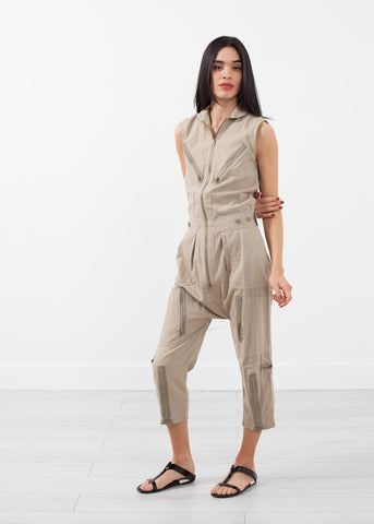 Sleeveless Harem Flightsuit - michael-dev