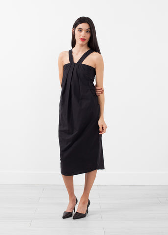 V-Strap Pocket Dress - michael-dev