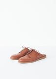 Backless Oxford in Brown - michael-dev