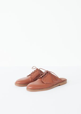 Backless Oxford in Brown - michael-dev