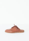 Backless Oxford in Brown - michael-dev