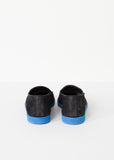 Suede Loafers - Black/Blue - michael-dev