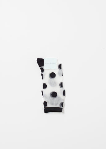 Large Polka Dot Sheer Crew - michael-dev