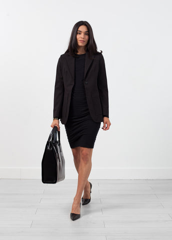 Double Pocket Blazer in Black - michael-dev