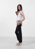 Sheer Button-Up Blouse in Pale Blue - michael-dev