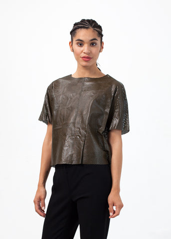Auralias Leather Top - michael-dev