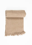 Cashmere Tassel Blanket in Brown - michael-dev