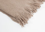 Cashmere Tassel Blanket in Brown - michael-dev