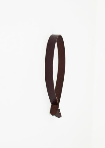 Buckle-less Belt in Brown - michael-dev