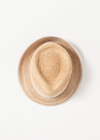 Washboard Hat in Straw/White - michael-dev