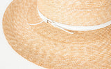 Wrapped Up Hat in Straw/White - michael-dev
