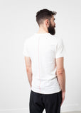 Comfort Tee in White Wool Blend - michael-dev