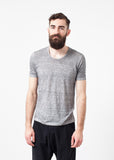 Linen T-shirt in Dolphin - michael-dev