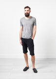 Linen T-shirt in Dolphin - michael-dev