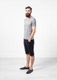 Linen T-shirt in Dolphin - michael-dev