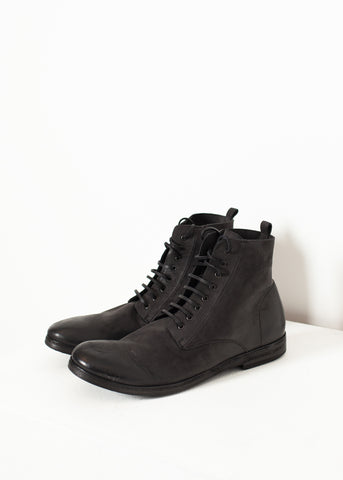 Combat Ankle Boot in Black - michael-dev