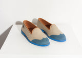 Wingtip Loafer in Blue - michael-dev