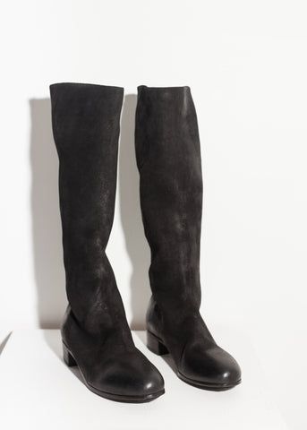 Knee-High Boot in Black - michael-dev