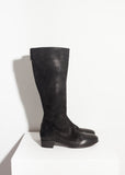 Knee-High Boot in Black - michael-dev