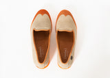 Wingtip Loafer in Orange - michael-dev