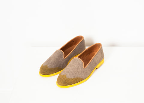 Wingtip Loafer in Yellow - michael-dev