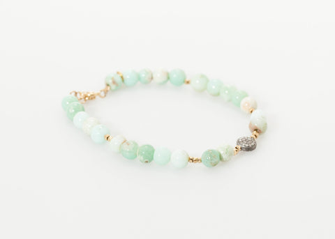 Leopold Bracelet in Green Chrysoprase - michael-dev