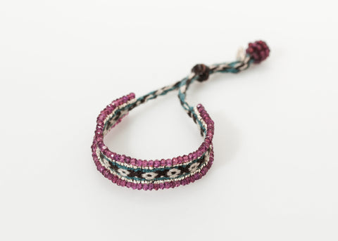 Oaxacan Bracelet in Garnet - michael-dev