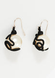 Float Bead Earring in Pearl - michael-dev