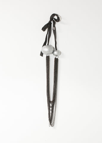 Cascade Necklace in Silver - michael-dev