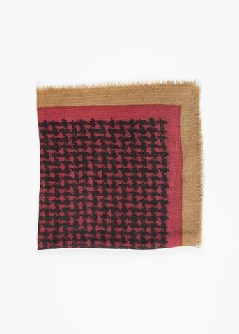 Houndstooth Square in Rouge - michael-dev