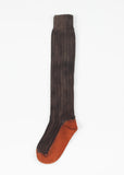 Cashmere Knit Sock in Bronze - michael-dev